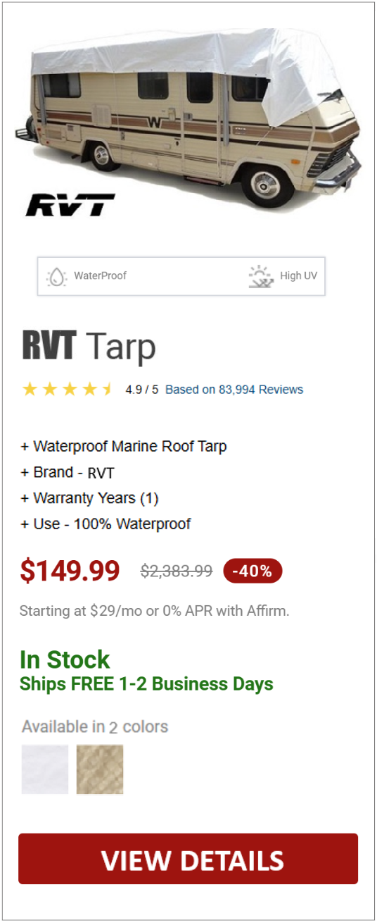 RVT Mobile Banner